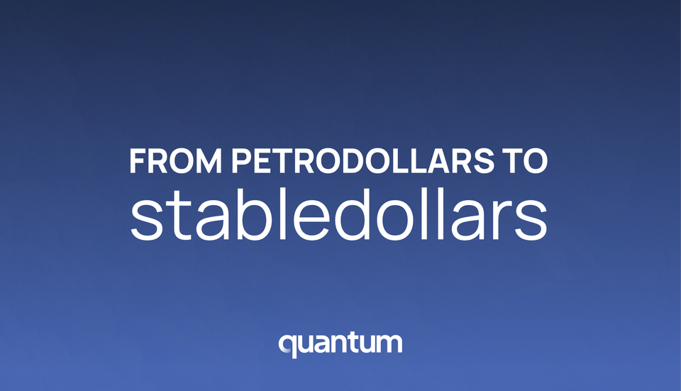 From Petrodollars to Stabledollars